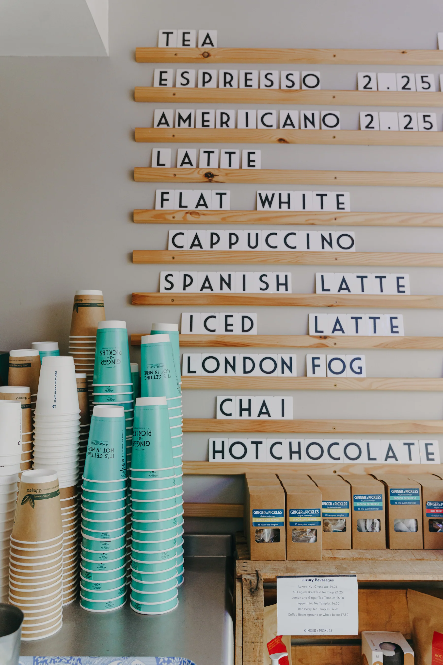 Takeaway menu cafe in Cheshire 